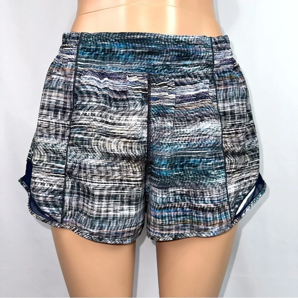 lululemon athletica Blue Gray Multicolor Athletic Shorts